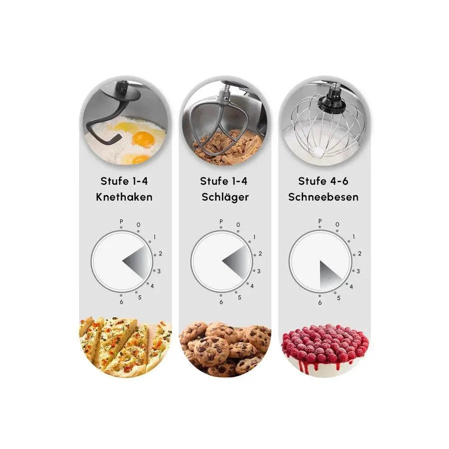 Karaca Mastermaid Chef Pro Mutfak Robotu – 1500W Çift Kollu, Uzay Grisi, Geniş Hazneli-Elektronik ürün-PRENSESHOME LEYWEG-Prenseshome Leyweg