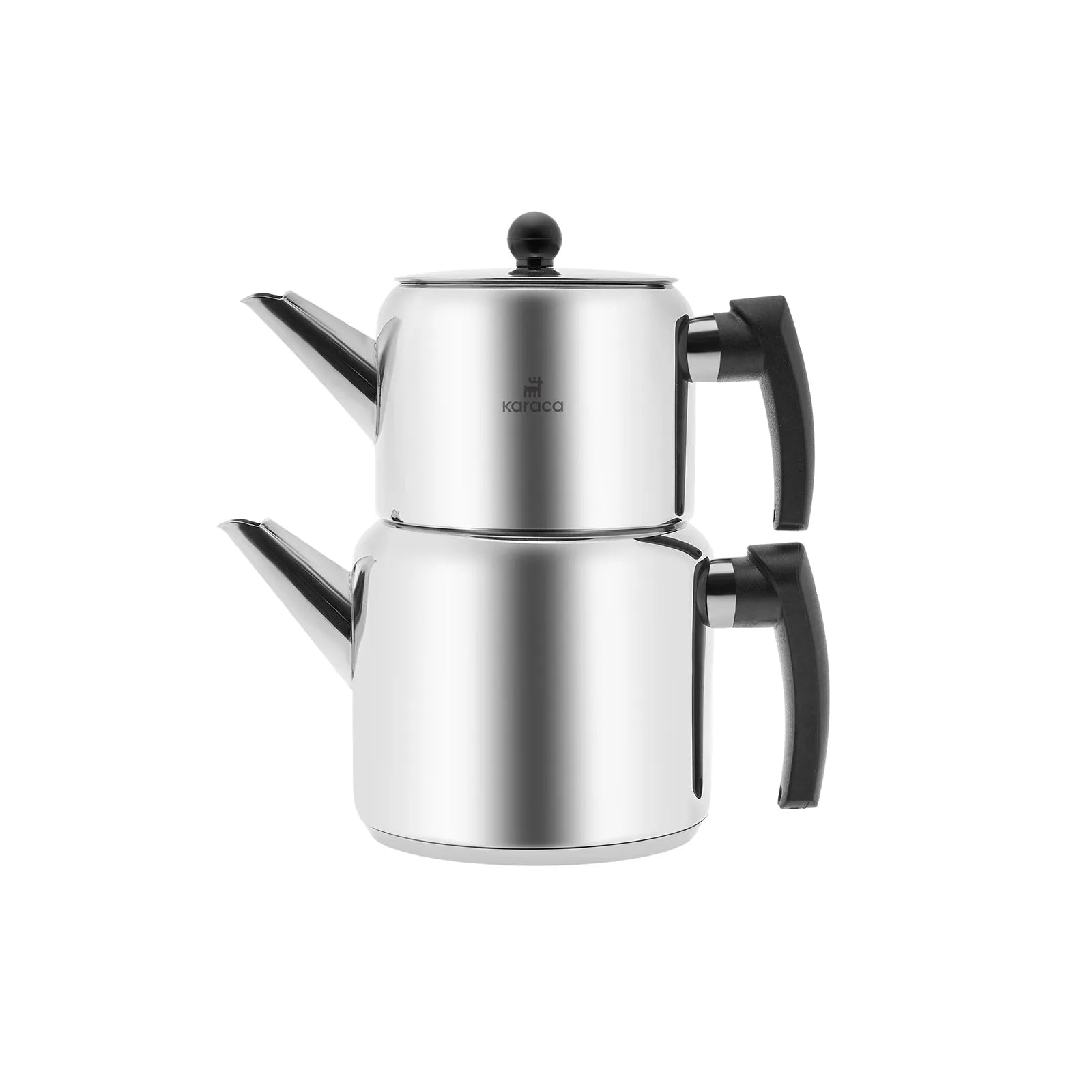 Karaca Elena 15 Parça Çelik Çeyiz Seti – Düdüklü Tencere, Çaydanlık ve Cezve Takımı, İndüksiyon Uyumlu-mutfak urunleri-Prenseshome Leyweg-Prenseshome Leyweg