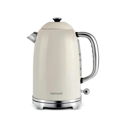Homend Vintage Heatrow 1627H Kettle – Krem Renk, 1.8 Lt, 2200W, Paslanmaz Çelik-Elektronik ürün-Prenseshome Leyweg-Prenseshome Leyweg