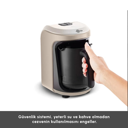 Karaca Hatır Hüps Sütlü Türk Kahve Makinesi Bej-Elektronik ürün-Prenseshome Leyweg-Prenseshome Leyweg