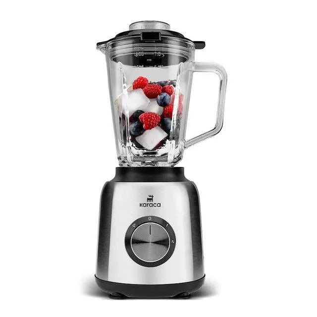 Karaca 1000W Smoothie Blender – Cam Hazne, Pulse Fonksiyonu, 6 Çelik Bıçak-Elektronik ürün-PRENSESHOME LEYWEG-Prenseshome Leyweg