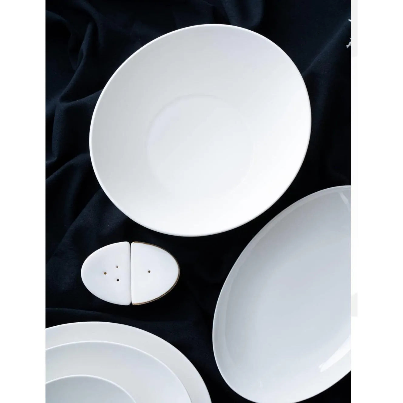 Acar Brinia Beyaz Porselen 6 Kişilik 29 Parça Yemek Takımı-Yemek Takimi-Prenseshome Leyweg-Prenseshome Leyweg