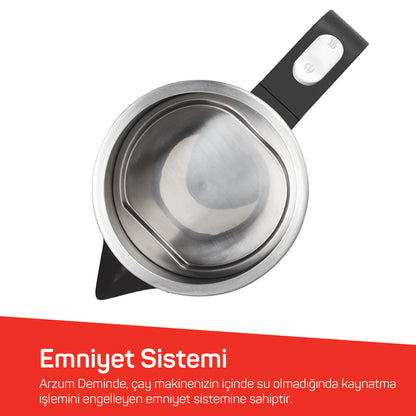 Arzum Deminde Çay Makinesi – Paslanmaz Çelik, Işıklı Göstergeli, Enerji Tasarruflu-Elektronik ürün-Prenseshome Leyweg-Prenseshome Leyweg
