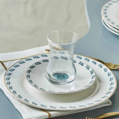 Karaca İznik 6 Kişilik Pasta Takımı – 18 Parça Şık Sunum Seti-Sofra ürünleri-Prenseshome Leyweg-Prenseshome Leyweg