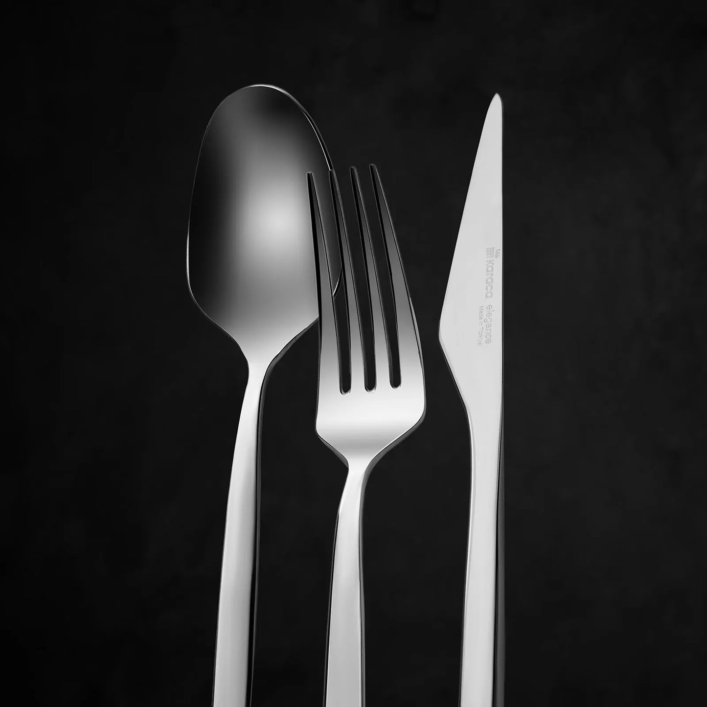 Karaca 316 Elegance Thor Platin 84 Parça 12 Kişilik Çatal Kaşık Bıçak Takımı-Sofra ürünleri-Prenseshome Leyweg-Prenseshome Leyweg