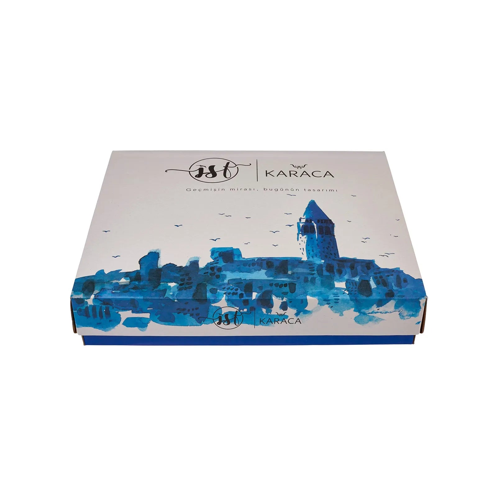 Karaca X Ist Collection Istanbul 12 Parça Çay Seti – 6 Kişilik, Cam ve Porselen Uyumlu-Cam urunler-Prenseshome Leyweg-Prenseshome Leyweg