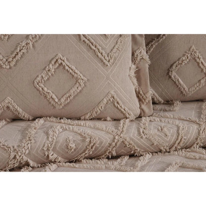 İpekçe Kamelya 3 Parça Pike Takımı – Krem, Taş, Bej, Antrasit Renk Seçenekli-Yatak Odasi-Prenseshome Leyweg-Prenseshome Leyweg