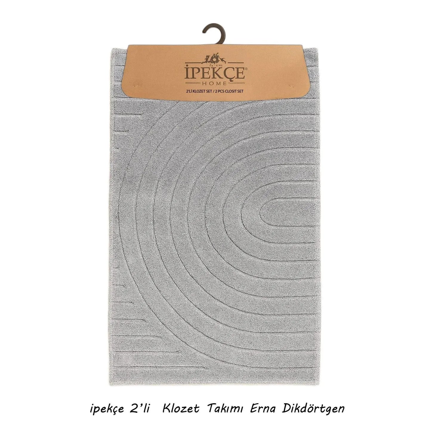 İpekçe Pamuklu 2’li Banyo Paspas Seti Sunset - Dikdörtgen (60x100 cm & 50x60 cm)-Banyo ürünleri-Prenseshome Leyweg-Prenseshome Leyweg