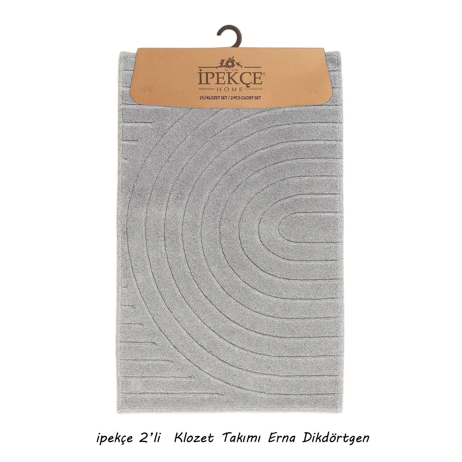 İpekçe Pamuklu 2’li Banyo Paspas Seti Sunset - Dikdörtgen (60x100 cm & 50x60 cm)-Banyo ürünleri-Prenseshome Leyweg-Prenseshome Leyweg