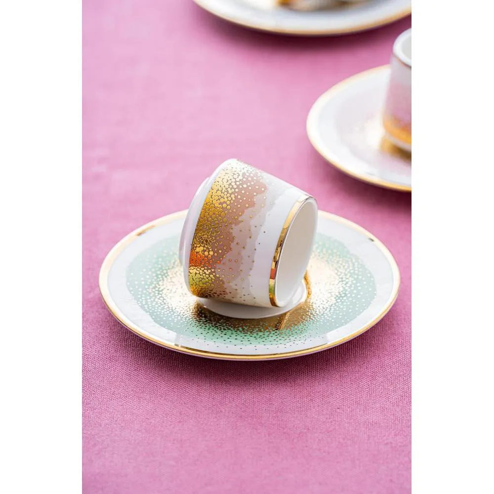 Acar Aria 6 Kisilik Porselen Kahve Fincani Takimi - 90 m-Prenseshome Leyweg-Prenseshome Leyweg