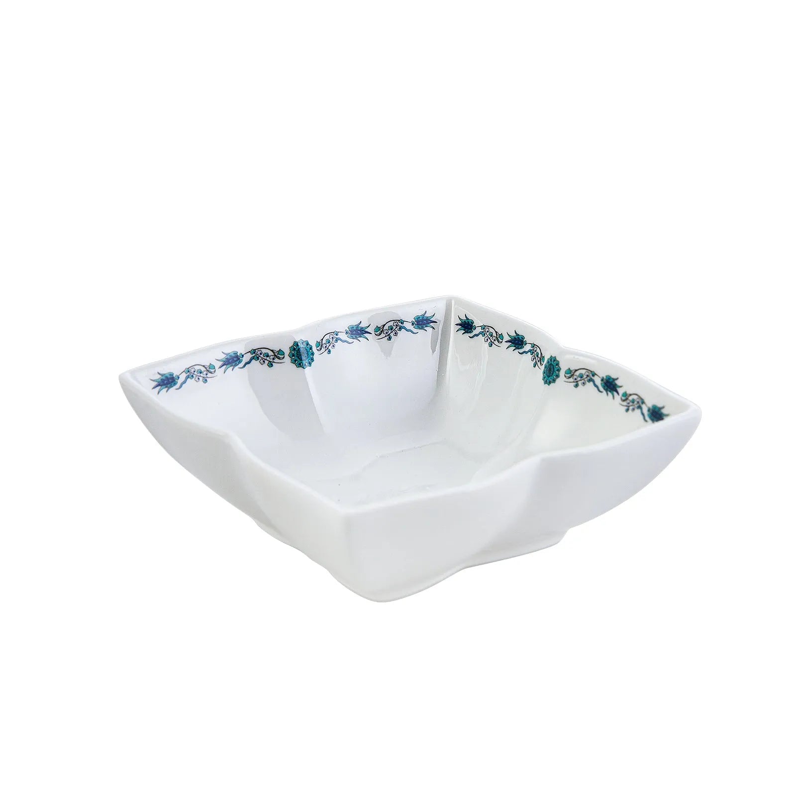 Karaca İznik 32 Parça Kahvaltı Takımı – 6 Kişilik Kare Desenli Porselen Set-Sofra ürünleri-Prenseshome Leyweg-Prenseshome Leyweg