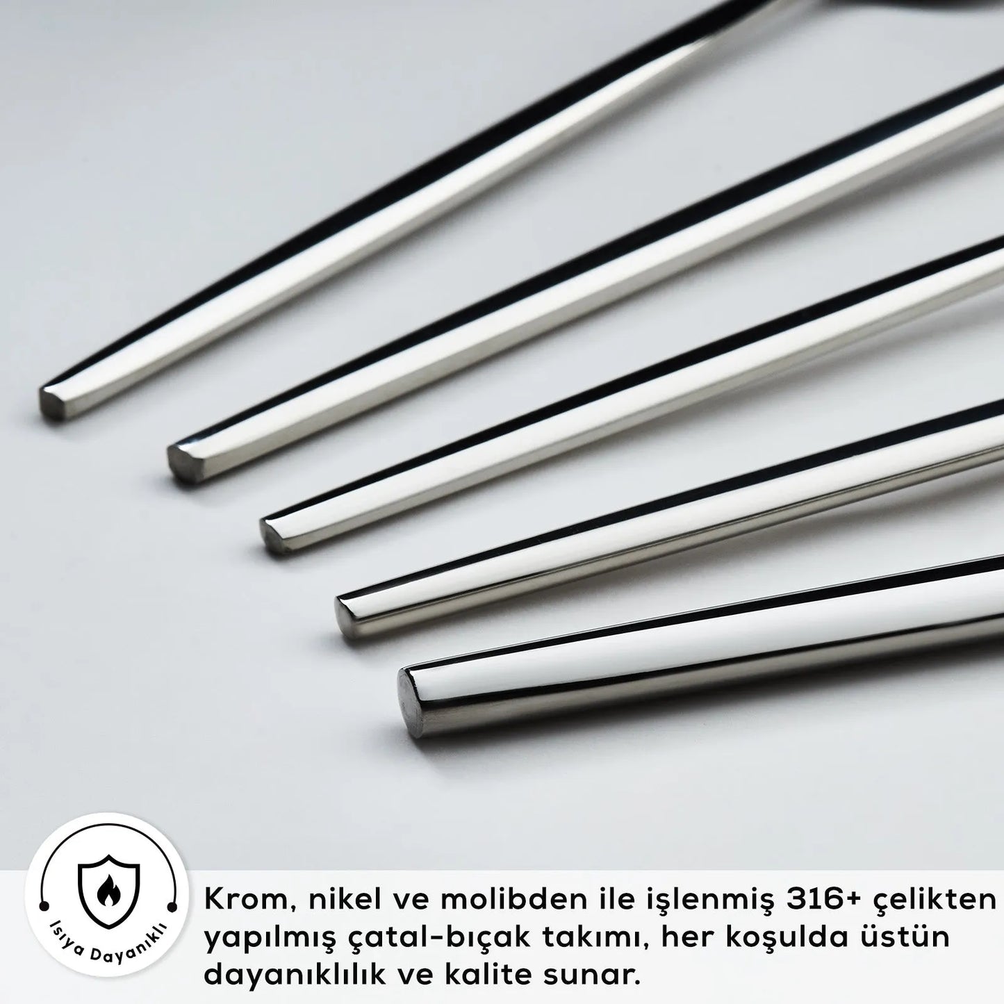 Karaca 316 Premium Mild Platin 12 Kişilik 84 Parça Çatal Kaşık Bıçak Takımı-Sofra ürünleri-Prenseshome Leyweg-Prenseshome Leyweg