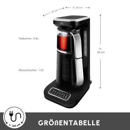 Karaca Robotea Pro 4’ü 1 Arada İngilizce Sesli Akıllı Çay ve Kahve Makinesi – Crome-Prenseshome Leyweg-Prenseshome Leyweg