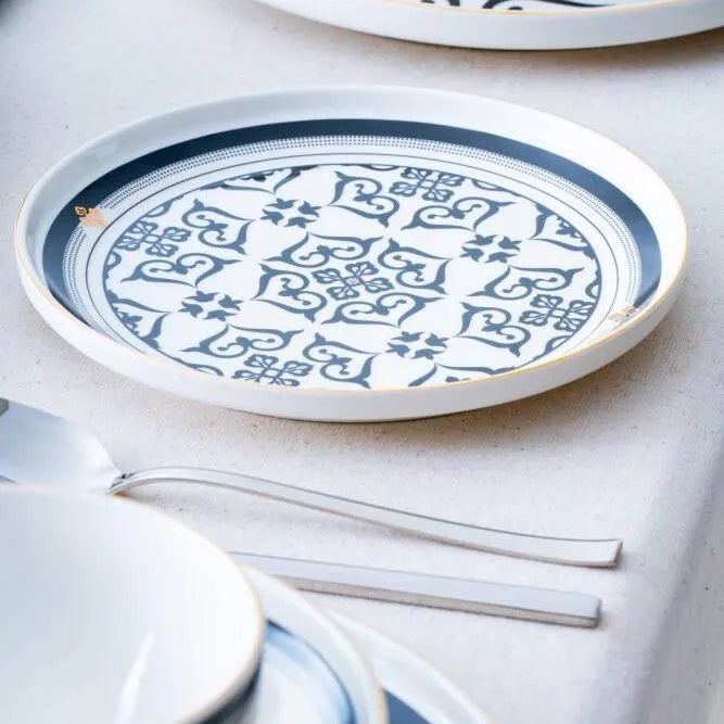 Acar Hera Siyah-Beyaz 6 kişilik 27 parca yemek takımı-Yemek Takimi-Prenseshome Leyweg-Prenseshome Leyweg