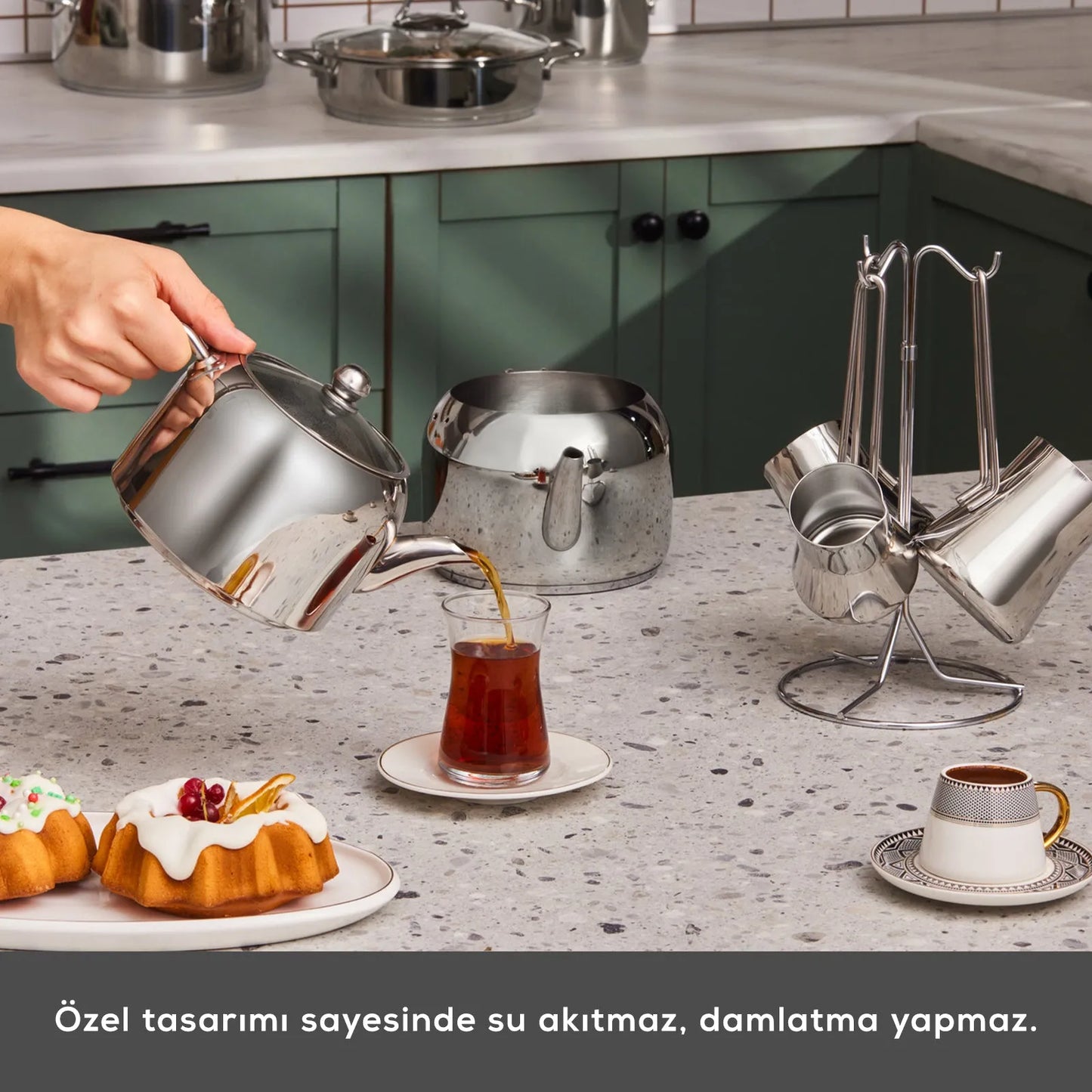 Karaca Belgrad 15 Parça Çelik Çeyiz Seti – İndüksiyon Tabanlı Tencere, Çaydanlık ve Cezve Takımı-mutfak urunleri-Prenseshome Leyweg-Prenseshome Leyweg