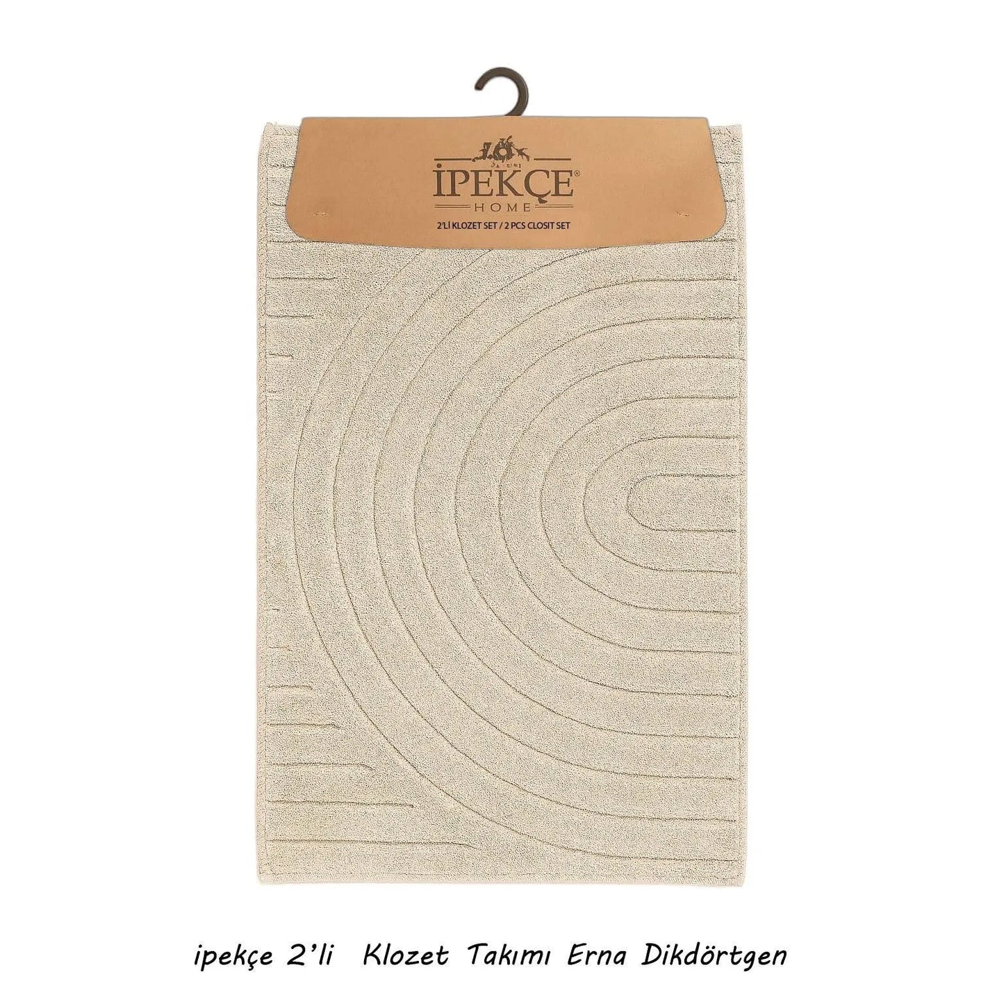 İpekçe Pamuklu 2’li Banyo Paspas Seti Sunset - Dikdörtgen (60x100 cm & 50x60 cm)-Banyo ürünleri-Prenseshome Leyweg-Prenseshome Leyweg