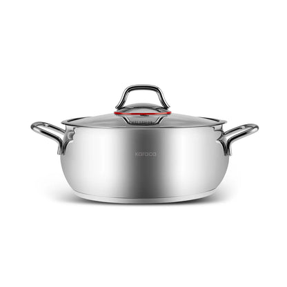 Karaca Aida 15 Parça Çelik Çeyiz Seti – Tencere, Çaydanlık ve Cezve Takımı, İndüksiyon Uyumlu-mutfak urunleri-Prenseshome Leyweg-Prenseshome Leyweg