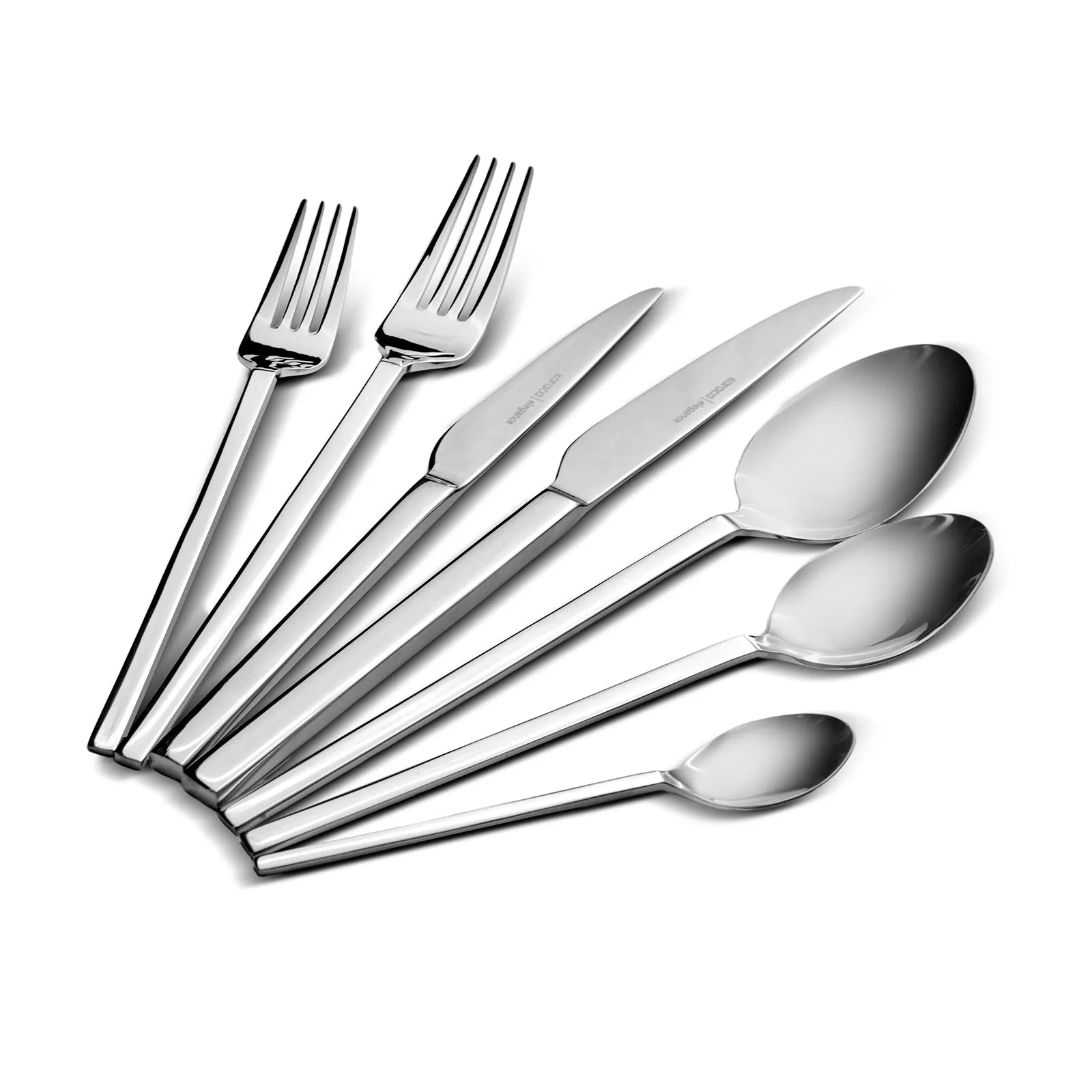 Karaca Elegance Pallas Platin 84 Parça 12 Kişilik Paslanmaz Çelik Sofra Takımı-Sofra ürünleri-Prenseshome Leyweg-Prenseshome Leyweg