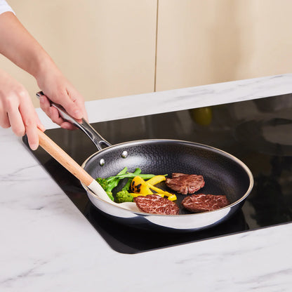 Karaca Ceramica Steel 3-Ply RVS Tencere Seti – Seramik Kaplama, Paslanmaz Çelik, İndüksiyon Uyumlu, 8 Parça-mutfak urunleri-Prenseshome Leyweg-Prenseshome Leyweg
