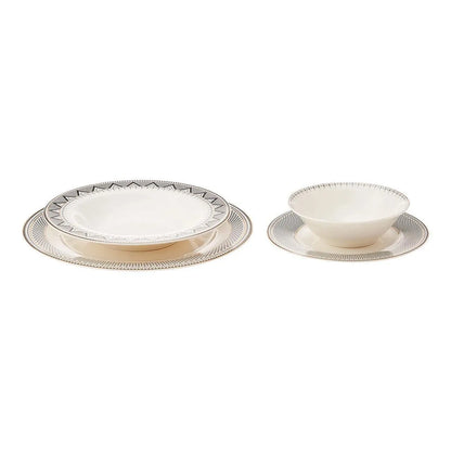 Karaca Globe Porselen 24 Parça 6 Kişilik Yemek Takımı-Sofra ürünleri-Prenseshome Leyweg-Prenseshome Leyweg