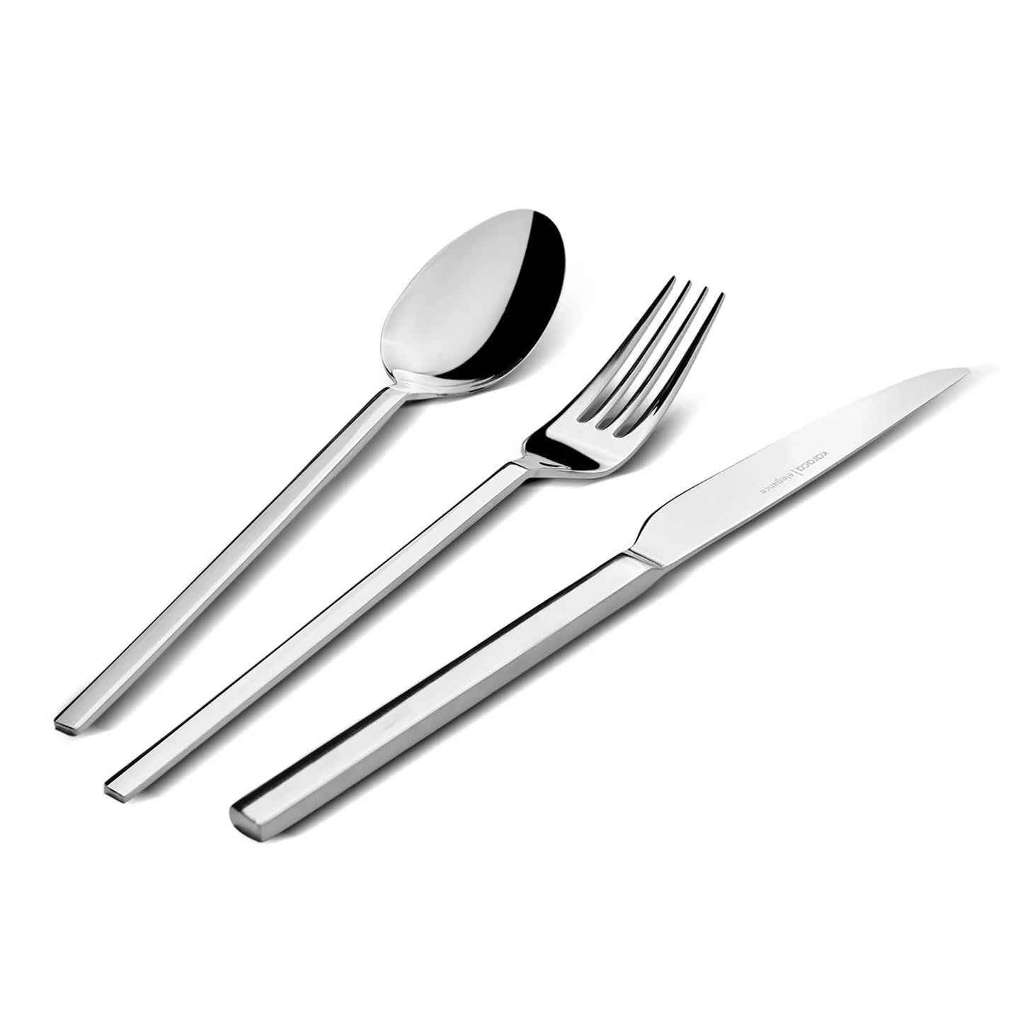 Karaca Elegance Pallas Platin 84 Parça 12 Kişilik Paslanmaz Çelik Sofra Takımı-Sofra ürünleri-Prenseshome Leyweg-Prenseshome Leyweg