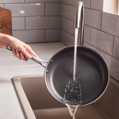 Karaca Ceramica Steel 3-Ply RVS Tencere Seti – Seramik Kaplama, Paslanmaz Çelik, İndüksiyon Uyumlu, 8 Parça-mutfak urunleri-Prenseshome Leyweg-Prenseshome Leyweg