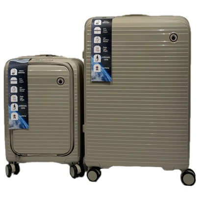 3’lu Valiz Seti - 20’’ / 24’’ / 28’’ | PP Malzeme | 360° Tekerlekli Crem-Prenseshome Leyweg-Prenseshome Leyweg