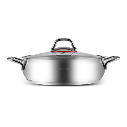 Karaca Aida 15 Parça Çelik Çeyiz Seti – Tencere, Çaydanlık ve Cezve Takımı, İndüksiyon Uyumlu-mutfak urunleri-Prenseshome Leyweg-Prenseshome Leyweg