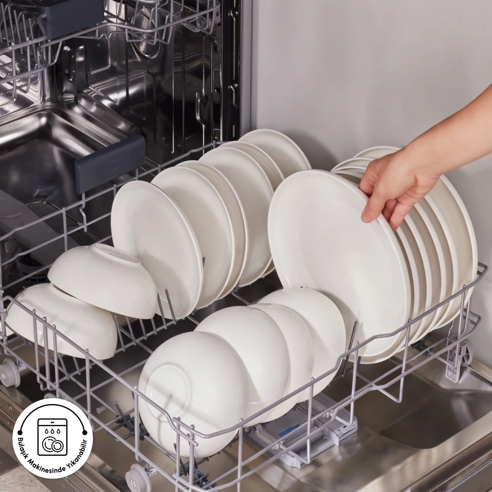 Karaca Stream Bone Remi 18 Parça 6 Kişilik Modern Yemek Takımı-Yemek Takimi-Prenseshome Leyweg-Prenseshome Leyweg