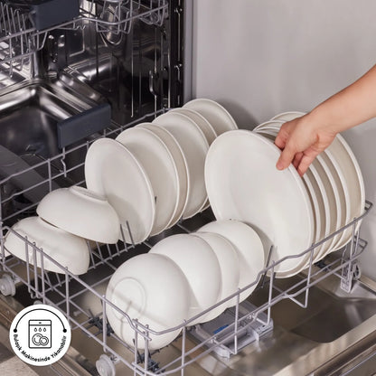 Karaca Stream Bone Remi 18 Parça 6 Kişilik Modern Yemek Takımı-Yemek Takimi-Prenseshome Leyweg-Prenseshome Leyweg