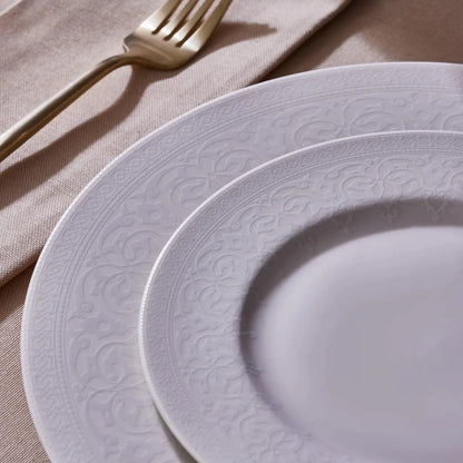 Karaca New Dome Porselen 6 Kişilik 24 Parça Sofra Takımı – Beyaz Zarafet-Yemek Takimi-Prenseshome Leyweg-Prenseshome Leyweg