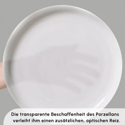 Karaca Favaro 12 Kişilik Yeni Nesil Kemik Beyaz Sofra Takımı – 53 Parça-Yemek Takimi-Prenseshome Leyweg-Prenseshome Leyweg