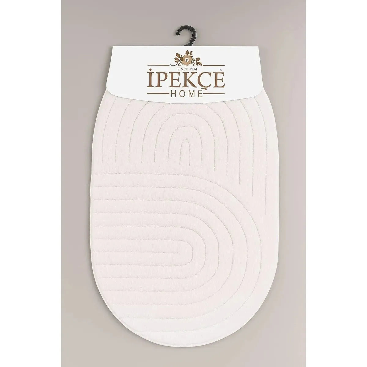 İpekçe Pamuklu 2’li Banyo Paspas Seti Erna - Oval (60x100 cm & 50x60 cm)-Prenseshome Leyweg-Prenseshome Leyweg