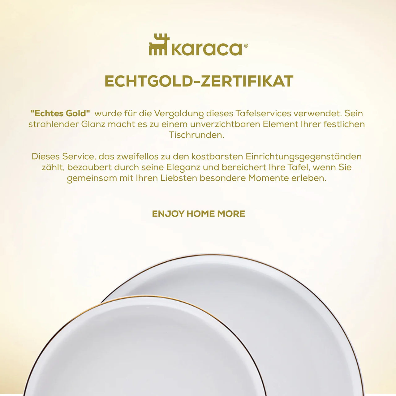 Karaca Stream Bone New Saturn Gold 12 Kişilik 59 Parça Porselen Yemek Takımı-Yemek Takimi-Prenseshome Leyweg-Prenseshome Leyweg