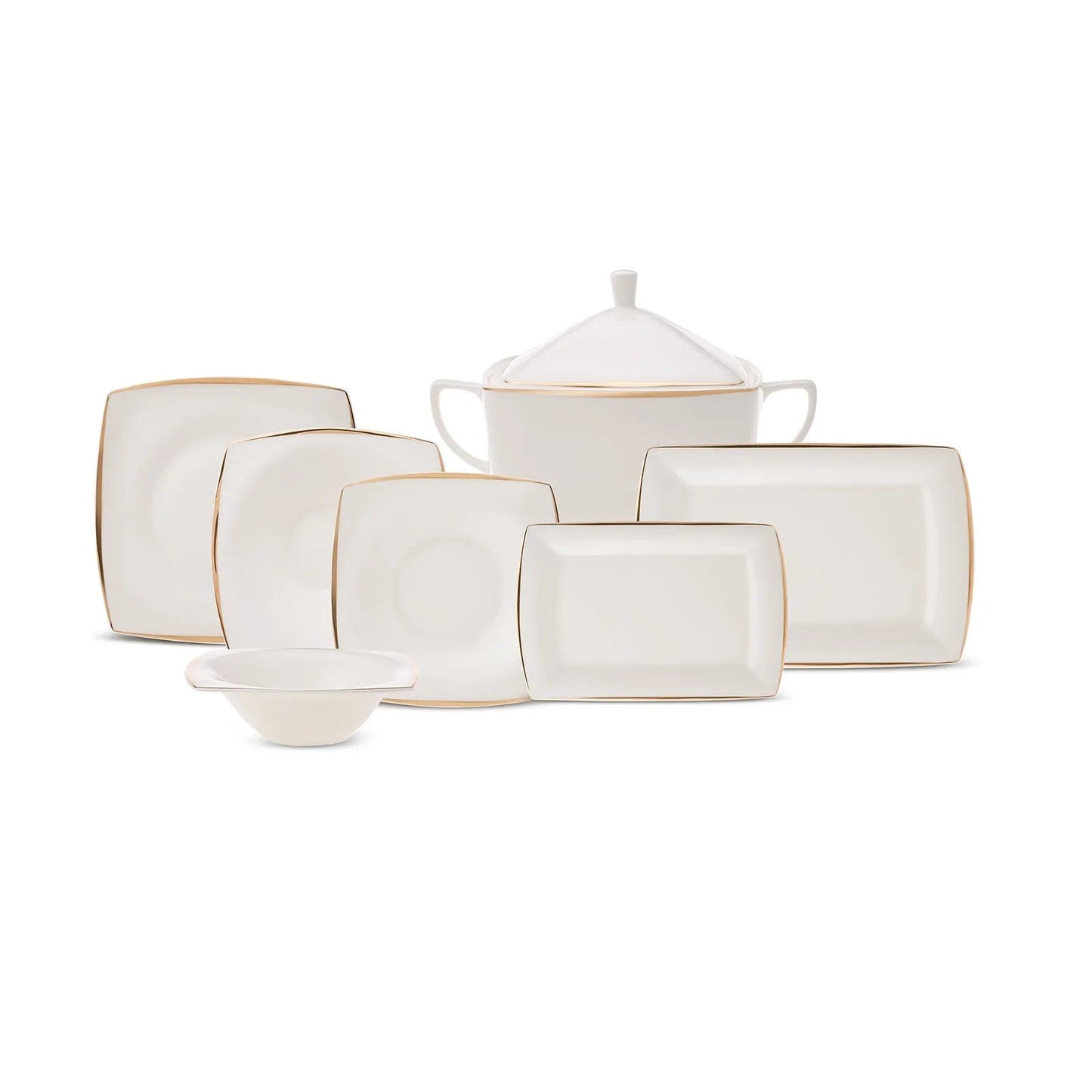 Karaca Fine Pearl Agate 62 Parça Gold Yemek Takımı – İnciyle Zenginleşen Sofralar-Yemek Takimi-Prenseshome Leyweg-Prenseshome Leyweg