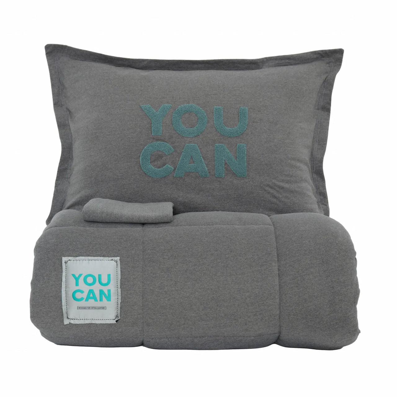 Karaca Home Motto Cotton Comfort Tek Kişilik Uyku Seti – Antrasit Gri-Yatak Odasi-Prenseshome Leyweg-Prenseshome Leyweg