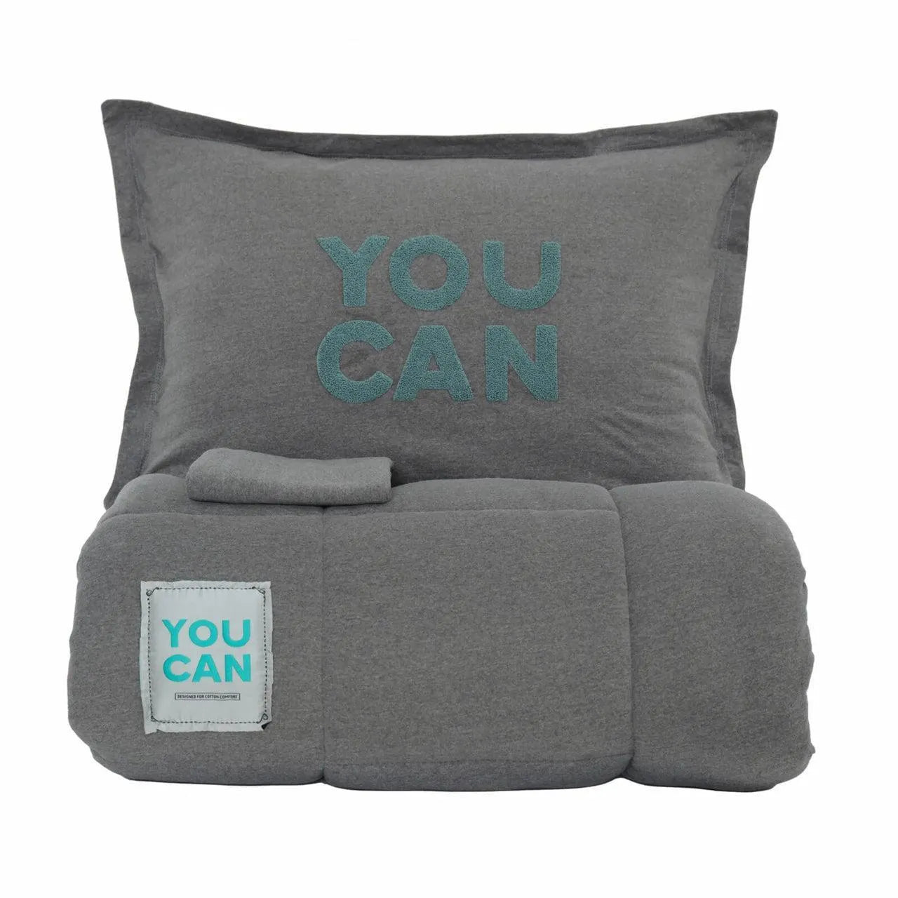 Karaca Home Motto Cotton Comfort Tek Kişilik Uyku Seti – Antrasit Gri-Yatak Odasi-Prenseshome Leyweg-Prenseshome Leyweg