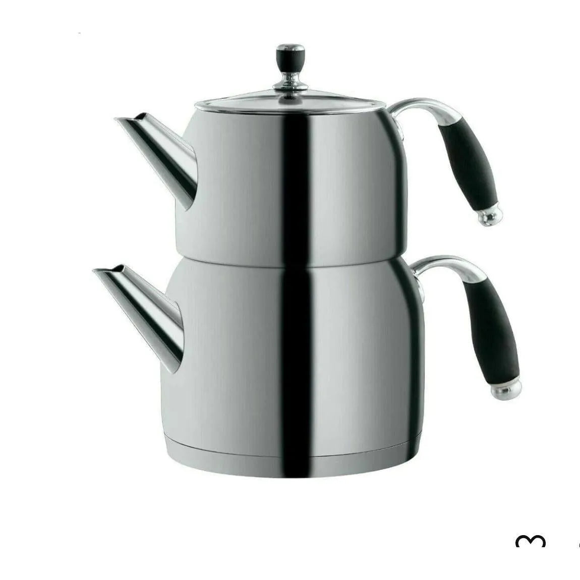 Mulex Midi Caydanlik Takimi 1,5L + 0,7L - Induksiyon Uyumu - Celik-mutfak urunleri-Prenseshome Leyweg-Prenseshome Leyweg