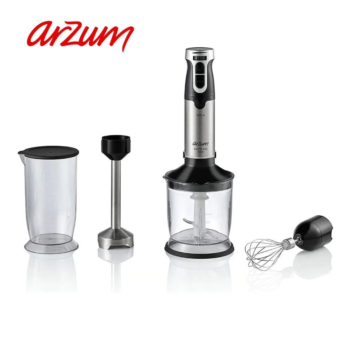 Arzum AR1162 El Blenderi – 1000W – Turbo Fonksiyonlu – Metal Uç – Siyah-Elektronik ürün-Prenseshome Leyweg-Prenseshome Leyweg