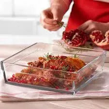 Pasabahce Borcam premium Kare tepsi 2400 cc-Cam urunler-Prenseshome Leyweg-Prenseshome Leyweg