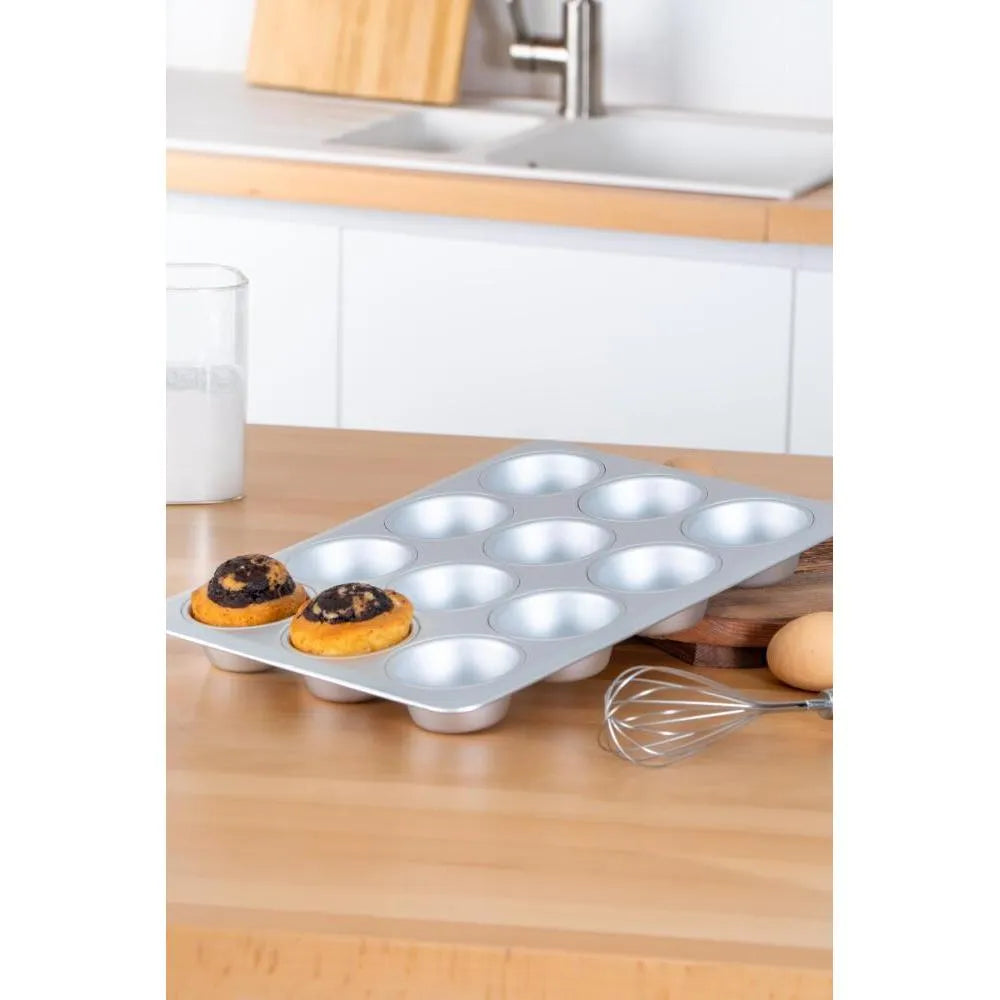 Mate Dikdörtgen Muffin Kek Kalıbı 38.5 cm – Alüminyum-mutfak urunleri-Prenseshome Leyweg-Prenseshome Leyweg