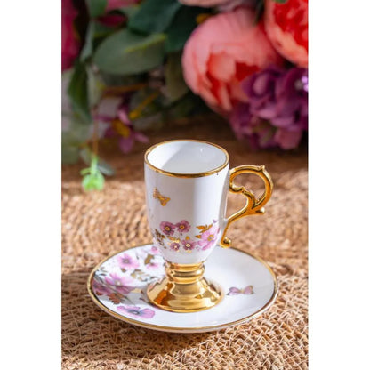 Acar Parlin 6 Kisilik Kahve Fincani Takimi - 90 ml-Prenseshome Leyweg-TerraCota-Prenseshome Leyweg