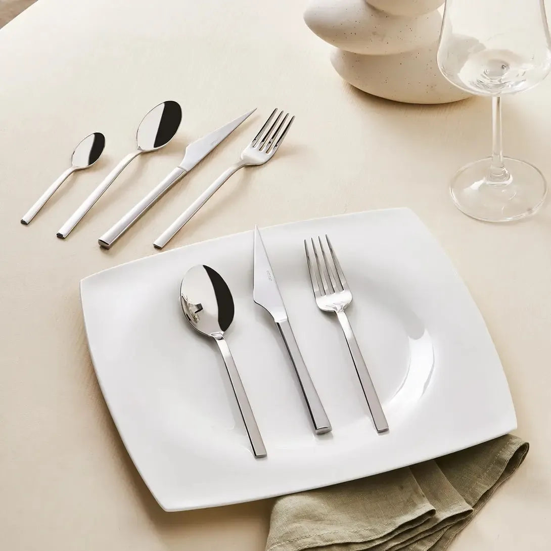 Karaca Sedir Elegance 12 Kişilik 84 Parça Paslanmaz Çelik Çatal Kaşık Bıçak Takımı-Sofra ürünleri-Prenseshome Leyweg-Prenseshome Leyweg