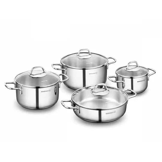 KORKMAZ A1965 STİLA 8 PARÇA TENCERE SETİ-mutfak urunleri-Prenseshome Leyweg-Prenseshome Leyweg