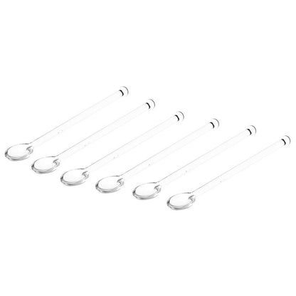 Schafer 6 Parca Cam Kasik Seti - 14.5 cm-Cam urunler-Prenseshome Leyweg-Prenseshome Leyweg