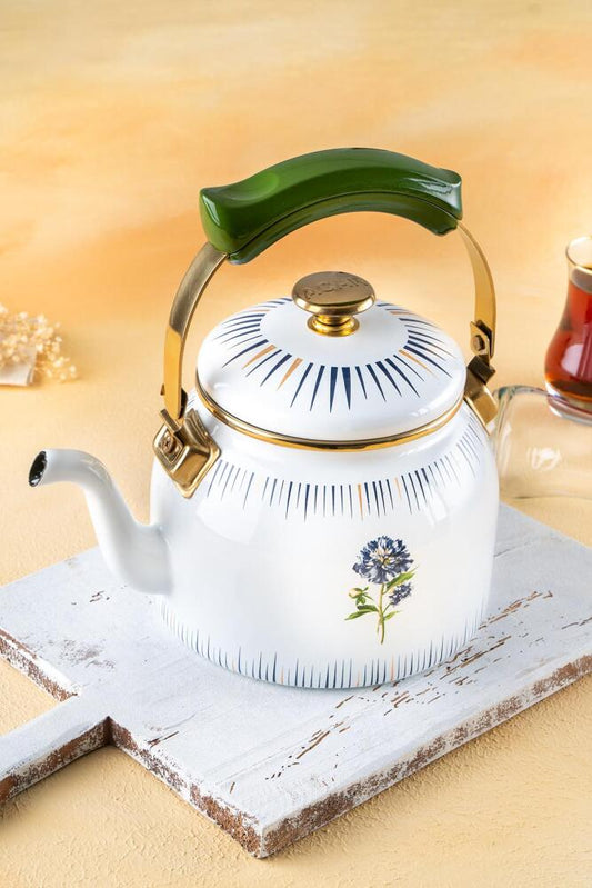 Acar Qualita Rain Emaye Demlik 2250 ml-mutfak urunleri-Prenseshome Leyweg-Prenseshome Leyweg