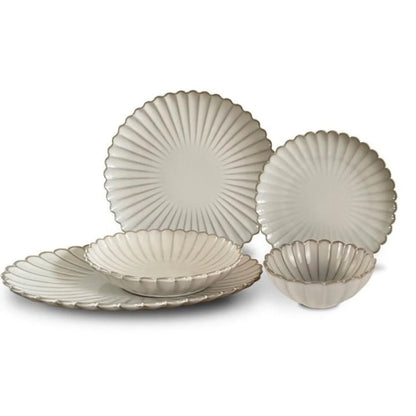 Bricard Paris 25 Parça 6 Kişilik Porselen Yemek Takımı - Beyaz-Yemek Takimi-Prenseshome Leyweg-Prenseshome Leyweg