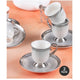 Acar Nova gumus kahve fincan takim 90 ml-Prenseshome Leyweg-Prenseshome Leyweg