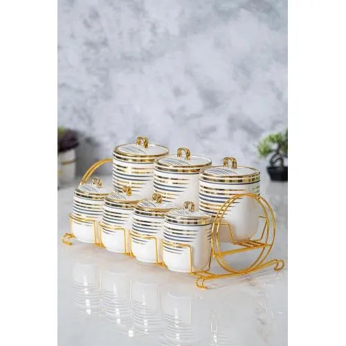 Acar Aspen Astoria 8 Parca Baharat Seti - Gold-mutfak urunleri-Prenseshome Leyweg-Prenseshome Leyweg