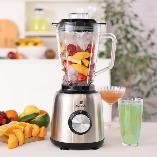 Karaca 1000W Smoothie Blender – Cam Hazne, Pulse Fonksiyonu, 6 Çelik Bıçak-Elektronik ürün-PRENSESHOME LEYWEG-Prenseshome Leyweg